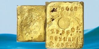 Unique SS Central America Gold Ingot Offered by David Lawrence Rare Coins