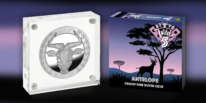 Third Coin in Wild 5 Series Features the Antelope