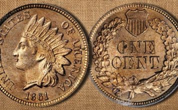 United States 1861 Indian Head Cent