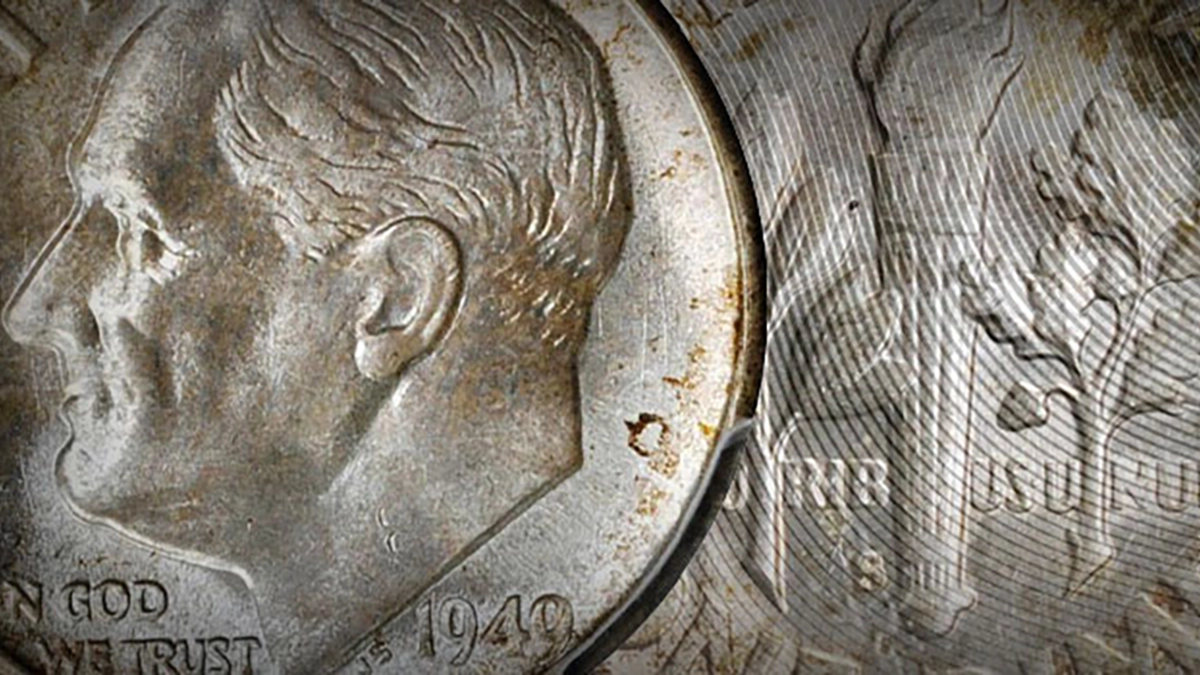 1949-S Roosevelt Dime. Image: CoinWeek.