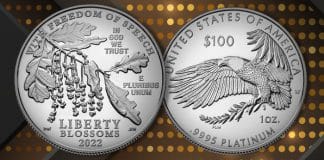 US Mint Announces Release of 2nd Platinum Proof Coin Celebrating Five Freedoms of First Amendment