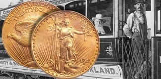 United States 1921 Saint-Gaudens Double Eagle $20 Gold Coin