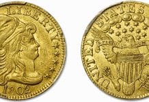 Exemplary Early Half Eagle Offered in Stack's Bowers Spring 2022 Showcase Auction