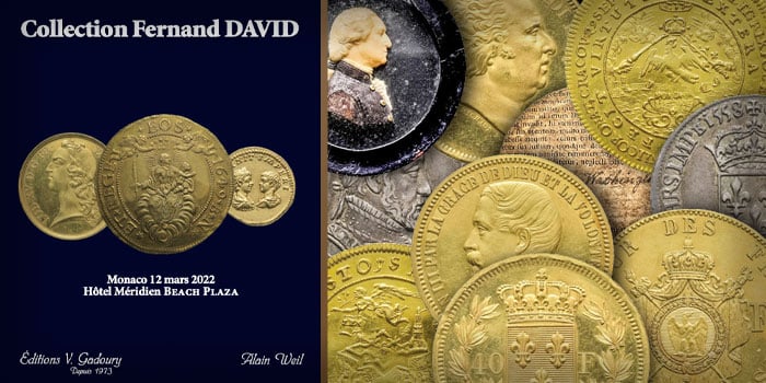 Colección olvidada para entrar en el mercado: las monedas de oro de Fernand David
