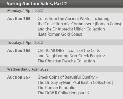 Künker Spring World Coin Auctions 361-367 Now Online - Part 2