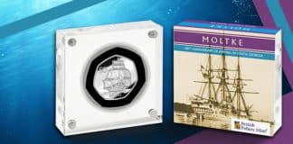 New 50 Pence Coin Commemorates 1st Steam Vessel to Visit South Georgia