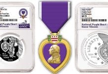 NGC Announces Exclusive Partnership, Special Label for 2022 Purple Heart Commemorative Coin