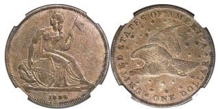 From the Dark Corner: An "Authenticated" Counterfeit 1836 Gobrecht Dollar