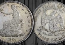 Rare 1884 Trade Dollar, One of Ten Struck, Offered by GreatCollections