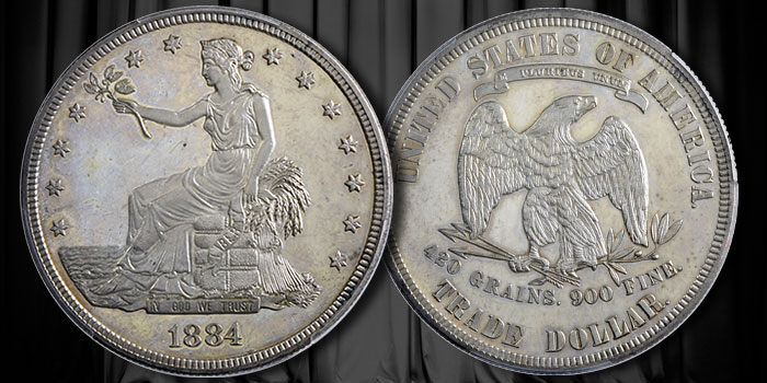 Rare 1884 Trade Dollar, One of Ten Struck, Offered by GreatCollections