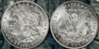 United States 1921 Morgan Dollar