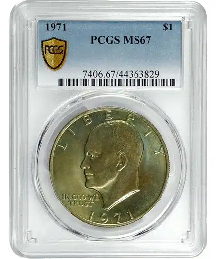 This superb gem 1971 Eisenhower dollar sold for $10,200 at an April 2022 Stack's Bowers auction.