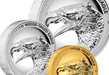 Perth Mint Issues 2022 1oz High-Relief Wedge-Tailed Eagle Silver Proof Coin