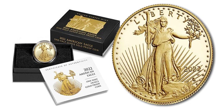 2022 U.S. Mint American Eagle Gold Proof Coins on Sale March 17