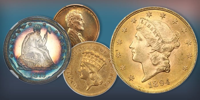 Golden Gate Collection of Classic US Gold Offered by David Lawrence Rare Coins
