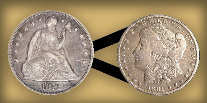 Seated Liberty Dollars Are Much Rarer Than Morgan and Peace Dollars