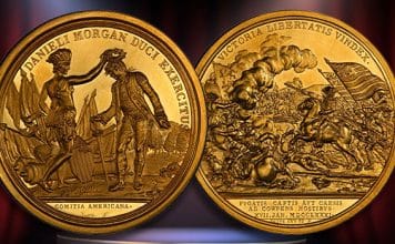 Stack’s Bowers to Sell Unique Gold Daniel Morgan at Cowpens Medal