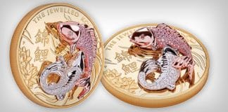 Jeweled Koi Joins Masterpiece Series of Luxury Cons From the Perth Mint