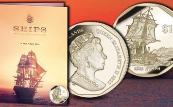 Fifth Coin in British Virgin Islands Ship Series Features HMS Nymph