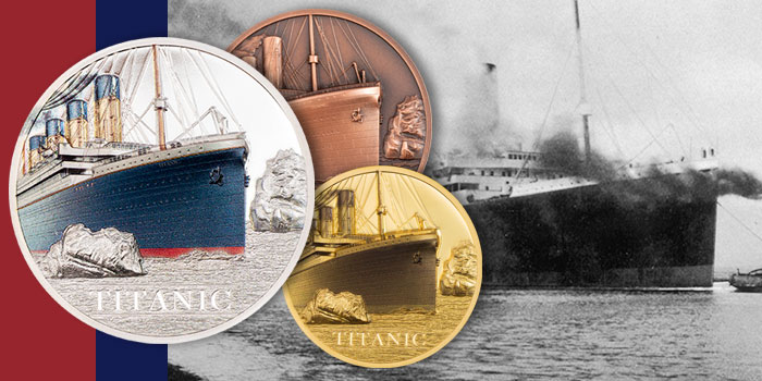 New Gold and Silver Coins From CIT Feature the Titanic