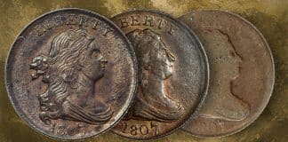 United States 1807 Draped Bust Half Cent