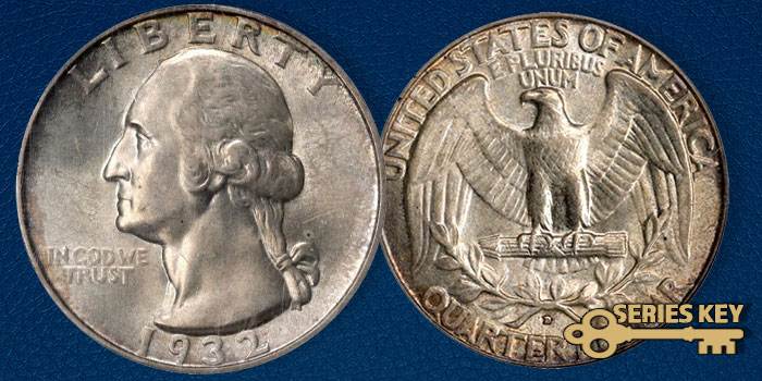 This is an image of a 1932-D Washington Quarter. Image: CoinWeek.