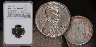 Mike Byers Mint Error News - 1942-S Lincoln on Curaçao Cent Planchet