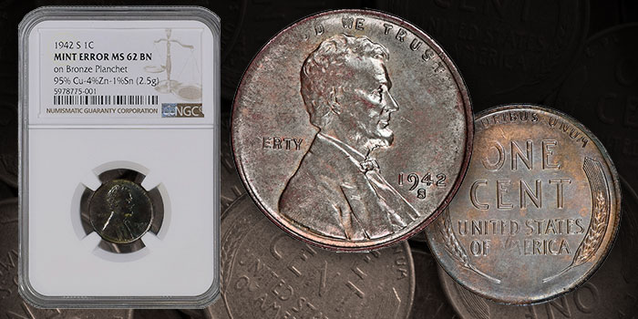 Mint Error News – 1942-S Lincoln on Curaçao Cent Planchet