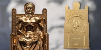 Zeus - Father of the Gods in 3D on Latest Spiritual Art Coin From CIT