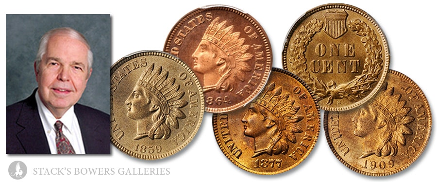 P. David Bowers: una breve nota sobre Indian Head Cents: The Bowers Gallery on the Stack