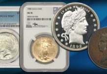 Modern Gold, Silver and Platinum Offered by David Lawrence Rare Coins