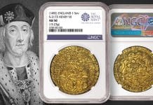 Very Rare NGC-Certified Henry VII Gold Sovereign in Taisei Auction