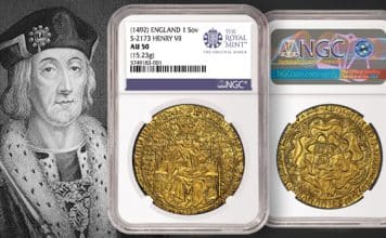 Very Rare NGC-Certified Henry VII Gold Sovereign in Taisei Auction