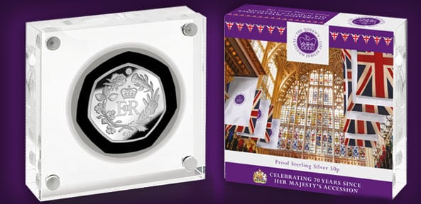 Commemorate the Queen's Platinum Jubilee With a New 50p
