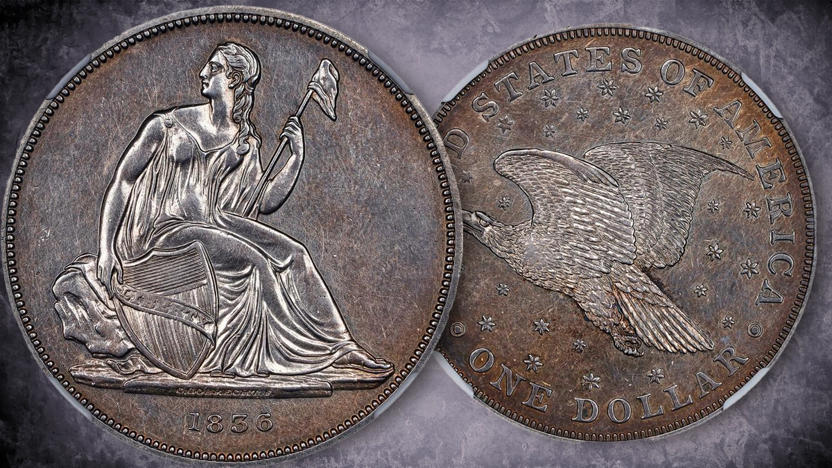 1836 Gobrecht Dollar.