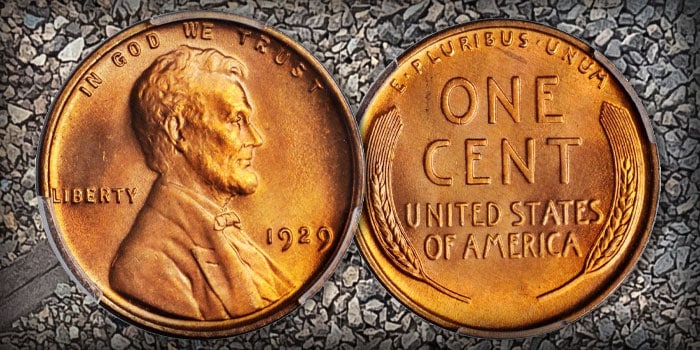 A Mint State 1929 Lincoln Cent