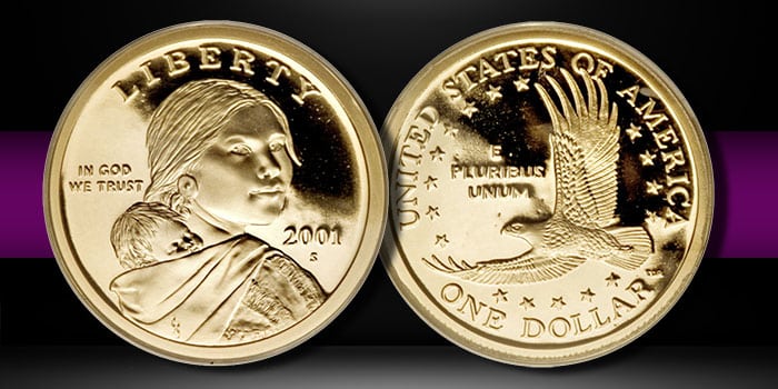United States 2001-S Sacagawea Dollar Proof