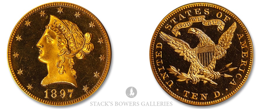 Deep Cameo Liberty Head Eagle Featured in June 2022 Stack's Bowers Showcase Auction