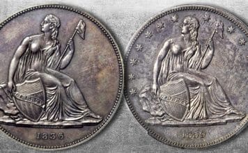 United States Dollars - Gobrecht Dollar 1836-1839