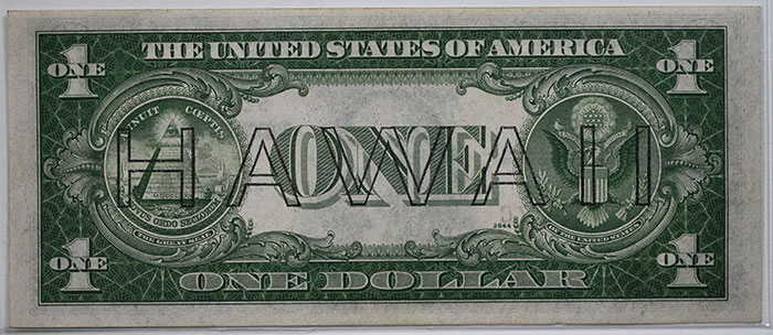 United States Series 1935A Hawaii Overprint Notes