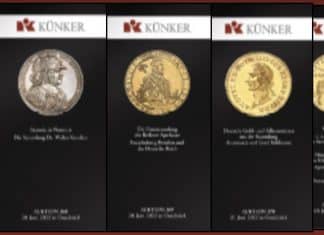 Künker Summer World Coin Auctions 368-371 Now Online