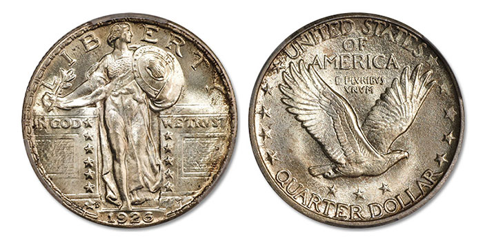 Full Head Standing Liberty Quarter in Stack’s Bowers August Auction