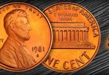 Differences Between 1981 Type 1 and Type 2 Proof Lincoln Cents