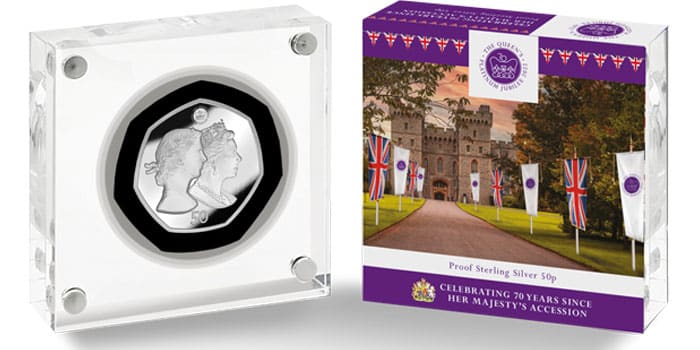 Final 50p Coin in Platinum Jubilee Series Now Available