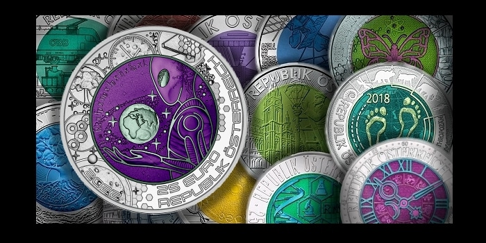 Austrian Mint 2022 Extraterrestrial Life 25 Euro Silver Niobium Coin