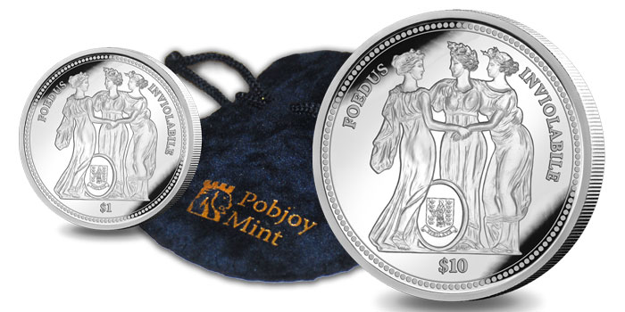 Three Graces Coin Commemorates 20th Anniversary of British Overseas Territories Act