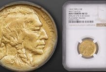 Unique Gold Buffalo Nickel Sells for $400,000