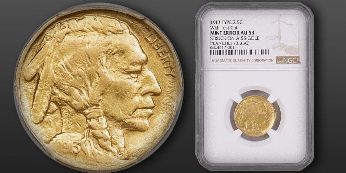Unique Gold Buffalo Nickel Sells for 0,000
