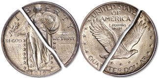 Unusual Standing Liberty Quarter Error in Stack's Bowers August Auction