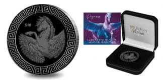 Pegasus 1oz Silver Proof Coin Now Available With Pearl Black Finish